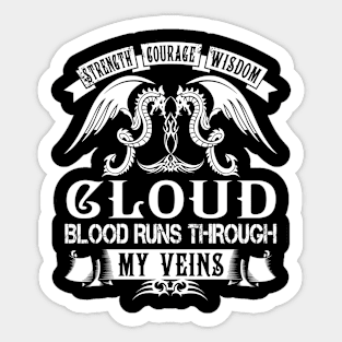 CLOUD Sticker